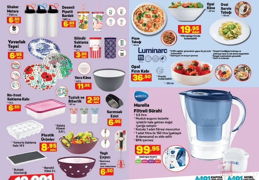 A101'de perşembe indirimleri başlıyor! 20 Mayıs 2021 A101 aktüel ürünler kataloğunda neler var? 13