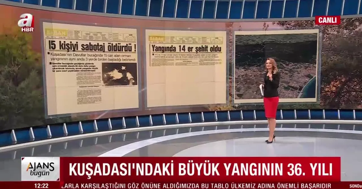 Kuşadası'ndaki büyük yangının 36. yılı