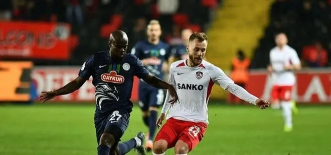 Gaziantep FK - Çaykur Rizespor: 2-0 MAÇ SONUCU