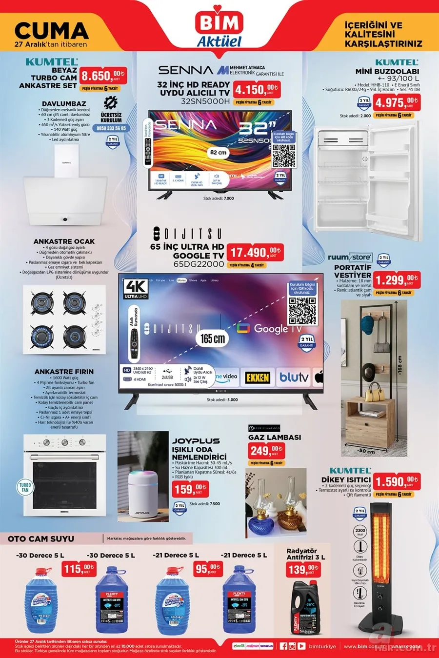 BİM aktüel kataloğu 24-27 Aralık: Dubai çikolatası ve kuruyemiş festivali başladı! 9