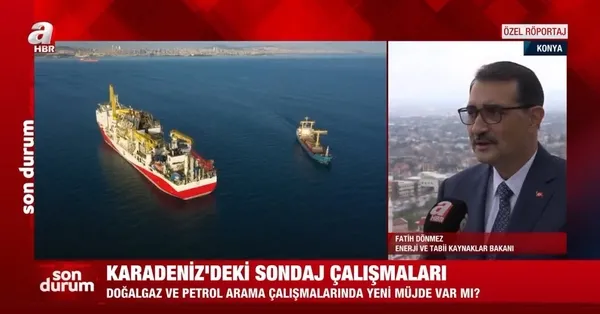 Doğalgaz ve petrol aramalarında yeni müjde var mı? Enerji Bakanı Fatih Dönmez A Haber’de açıkladı