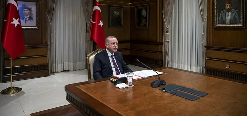 Başkan Erdoğan, Fransa Cumhurbaşkanı Macron ile görüştü