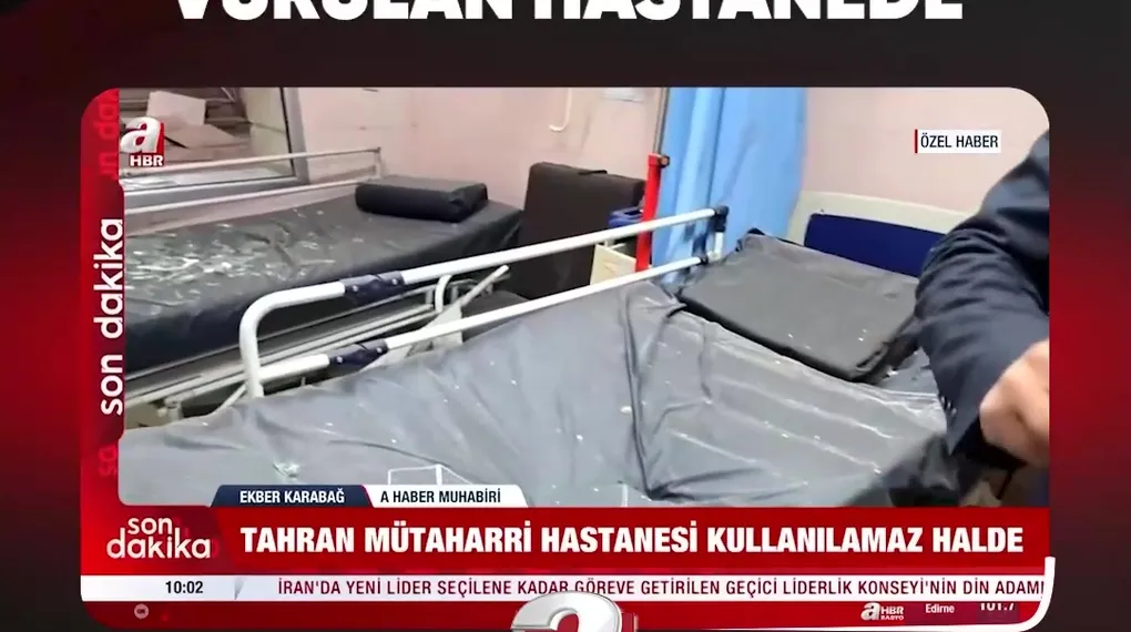 A HABER TAHRAN’DA VURULAN HASTANEDE