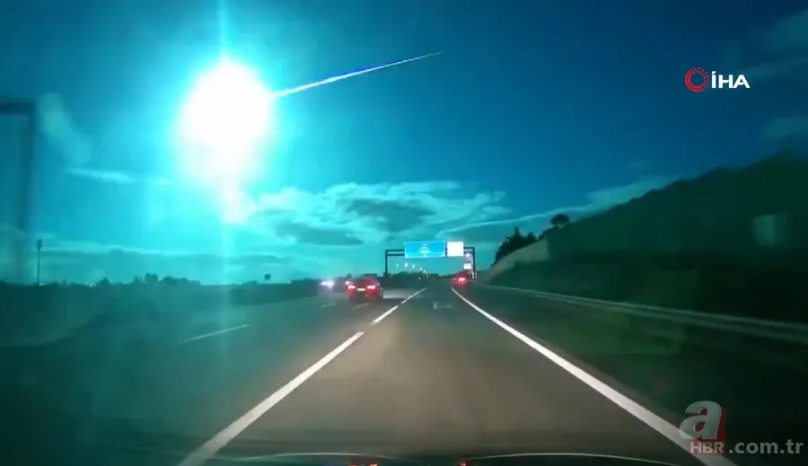 Seyir halinde giderken neye uğradığını şaşırdı! Mavi renkli ateş topu… 3