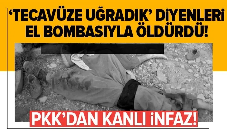 'Tecavüze uğradık' diyenleri el bombasıyla öldürdü