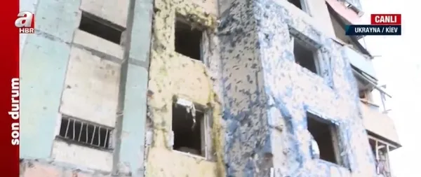 1647792390448.jpg A Haber Rusya'nın vurduğu Kiev'de sivillerin bölgesinde! Araçlar metal yığınına döndü! Emine Kavasoğlu bölgedeki son durumu paylaştı - 2