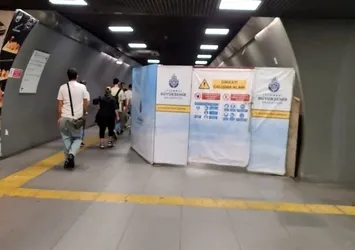 Bant sever CHP yürüyen bantları söktü! Vatandaş isyanda