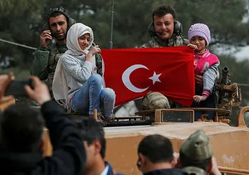 Münbiçlilerden Türk askerine çağrı