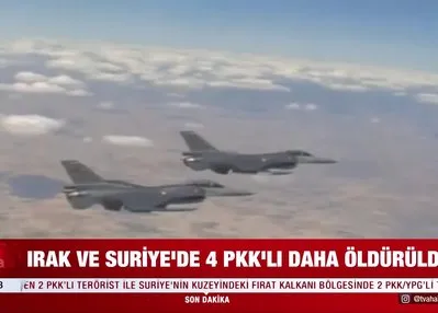 Irak ve Suriye’de 4 PKK’lı daha öldürüldü