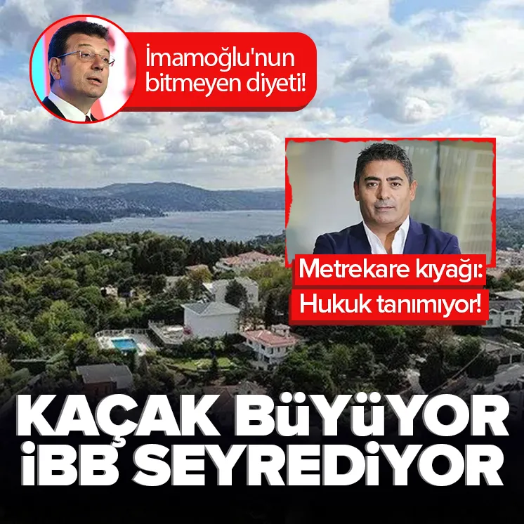 Kaçak büyüyor İBB seyrediyor