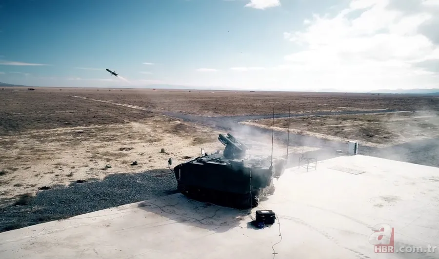 Türkiye'nin tank avcısı milli füzeyle vurdu 12