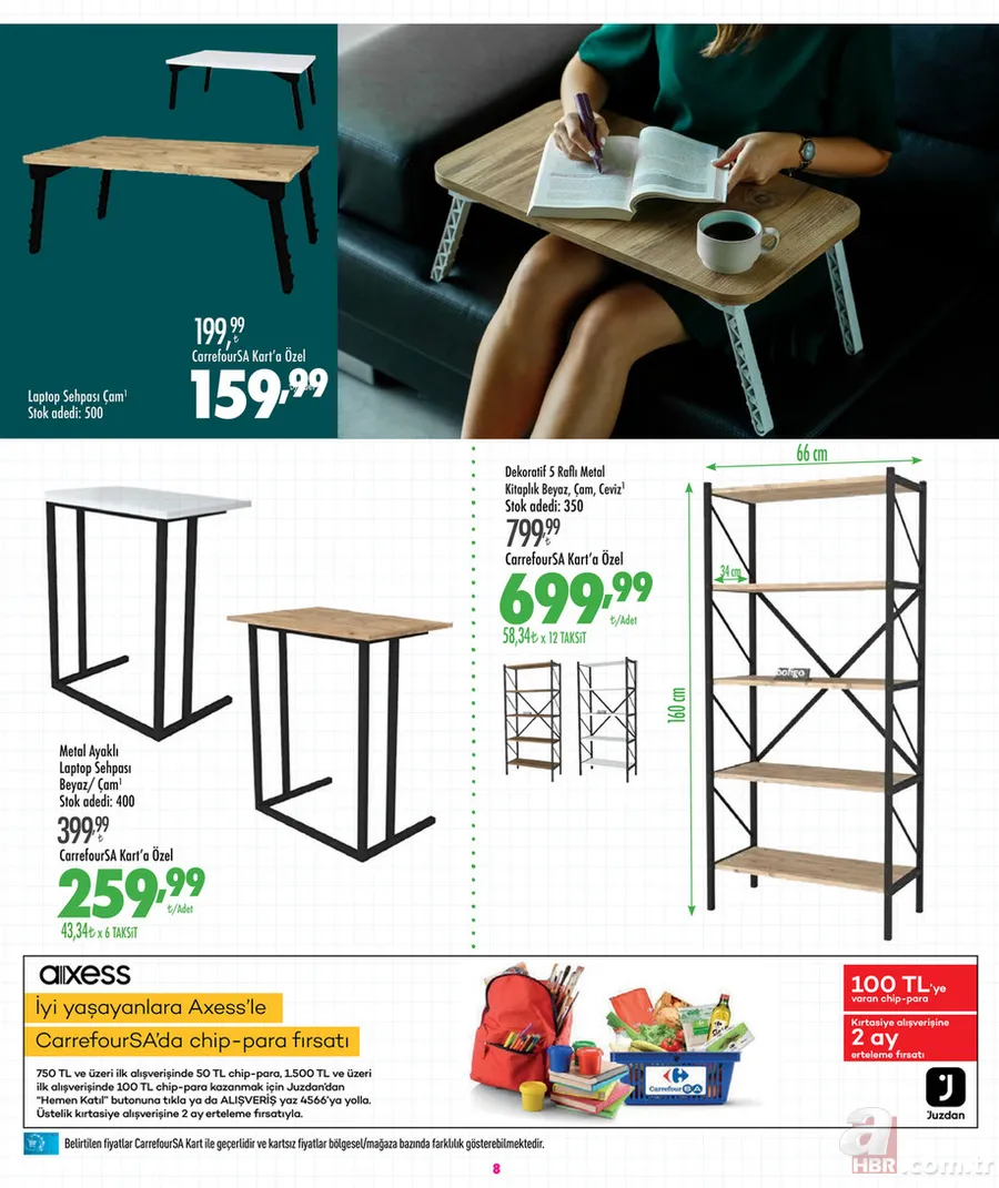 Carrefour’dan üniversite öğrencilerinin evini kuracak indirim kataloğu! Beyaz eşyadan mobilyaya, mutfak gereçlerinden elektrikli ev aletlerine yüzlerce ürün indirimde 8