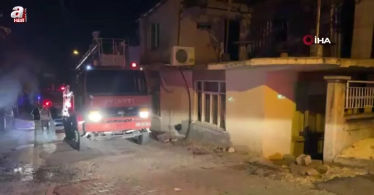 Annesine kızıp evi ateşe verdi