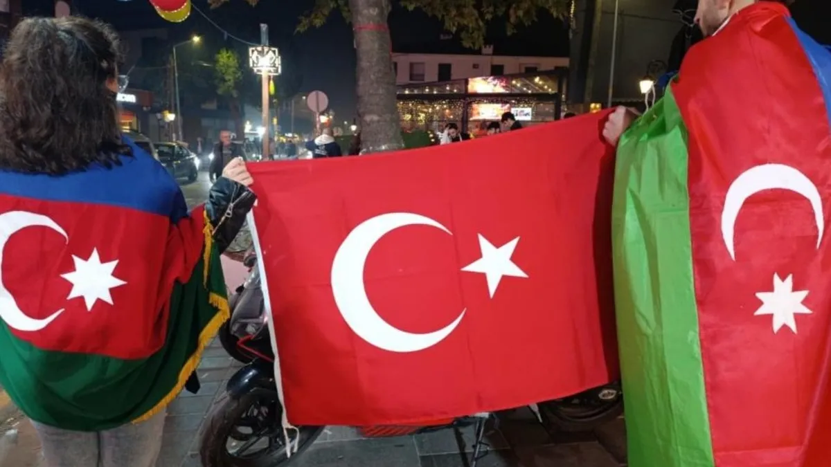 Tekirdağ halkı Karabağ Zaferi'nin yıldönümünü coşkuyla kutladı