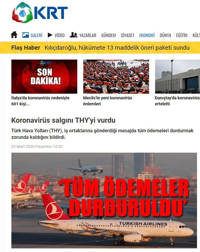 THY 'tedarikçilerine ödeme yapmayacak' haberlerini yalanladı - 1