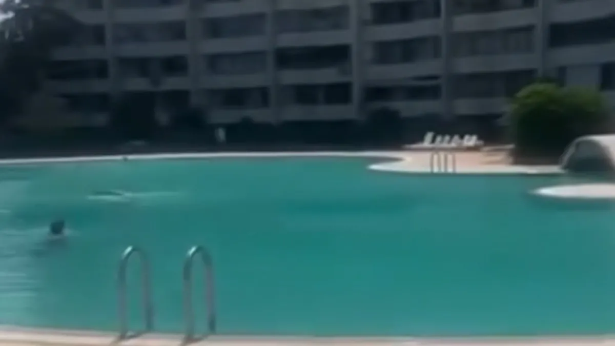 Tesettürlü Kadının Havuza Almayan bir Kişi Gözaltında