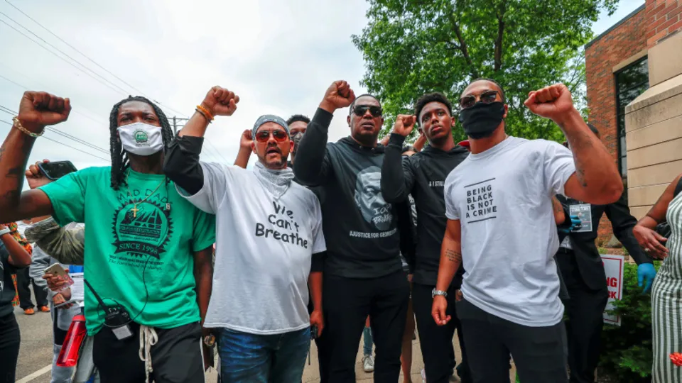 ABD'de öldürülen siyahi George Floyd için başlayan protestolar 10. gününde