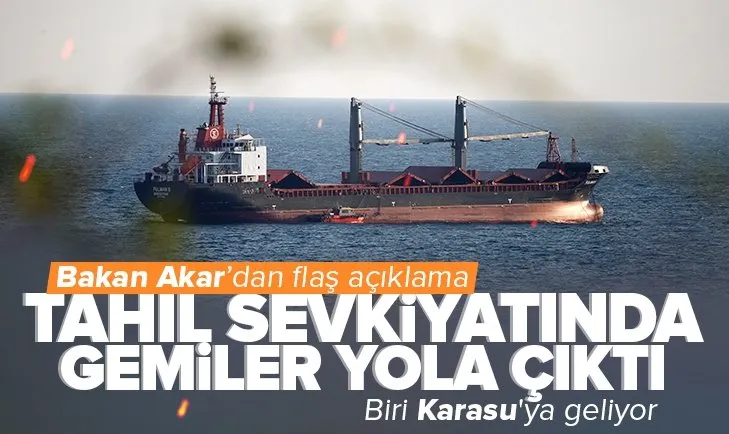 Tahıl sevkiyatında gemiler yola çıktı! Milli Savunma Bakanlığı’ndan son dakika açıklaması