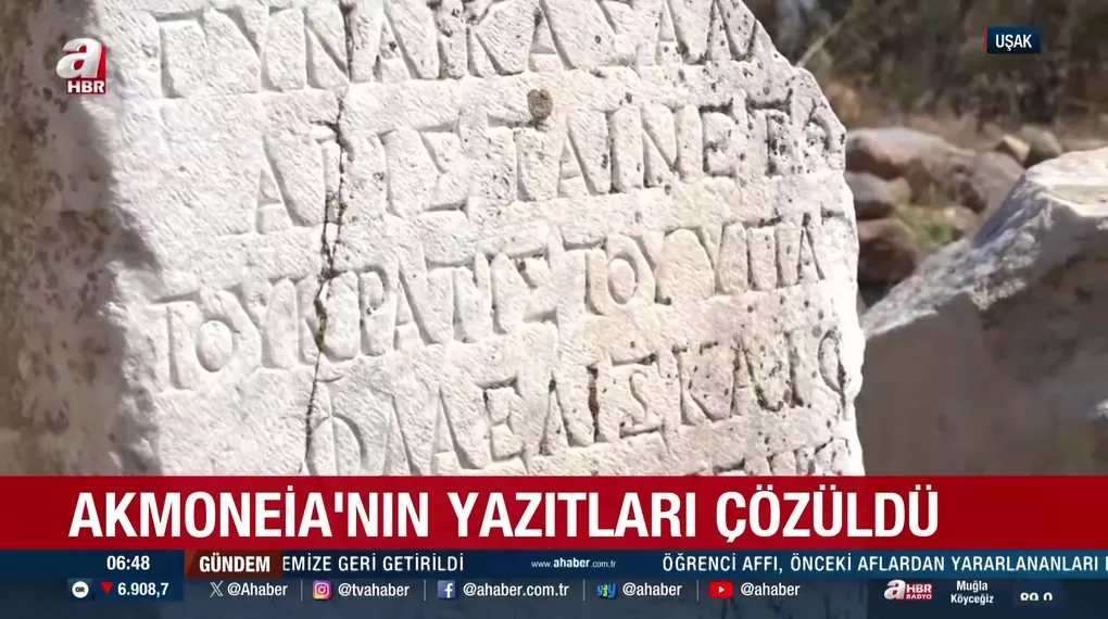 Akmoneia'nın yazıtları çözüldü!