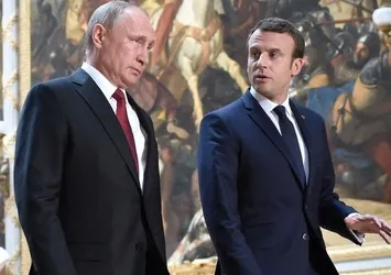 Putin ve Macron Suriye'yi görüştü