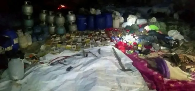 PKK’ya ait sığınaklarda 4 kilogram patlayıcı ele geçirildi