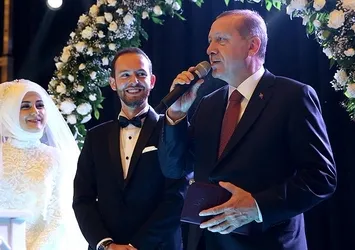 Cumhurbaşkanı Erdoğan nikah şahidi oldu