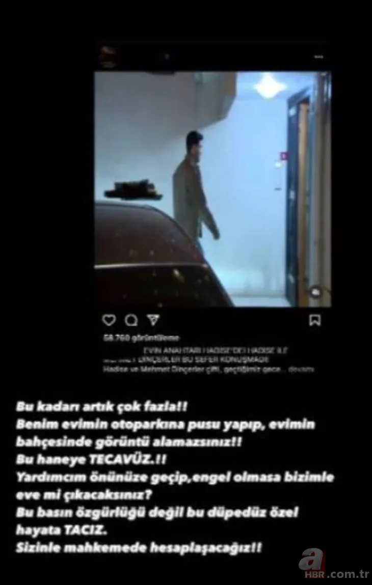 Hadise ve Mehmet Dinçerler’in anahtar krizi! Sosyal medyadan isyan etti