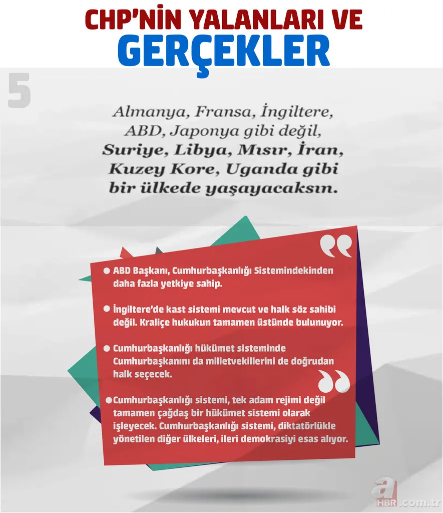 İşte CHP'nin referandum yalanları ve gerçekler 5