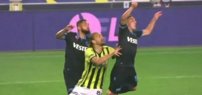 Trabzonspor Fenerbahçe deplasmanında penaltı bekledi hakem devam dedi