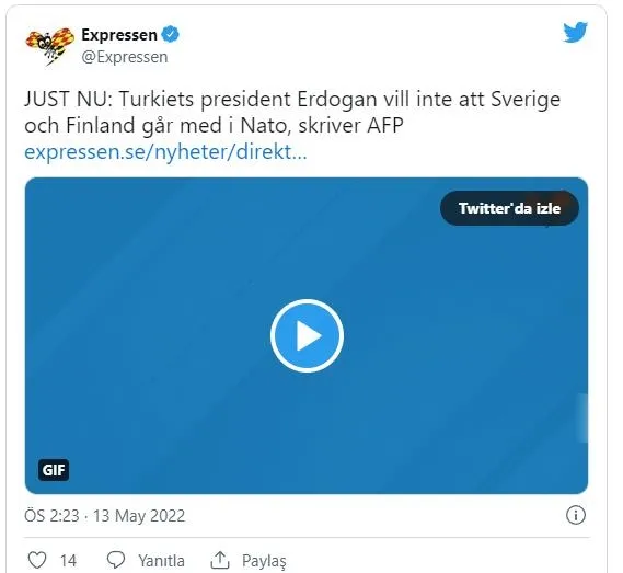 Başkan Erdoğan’ın NATO açıklaması İsveç ve Finlandiya’yı rahatsız etti!