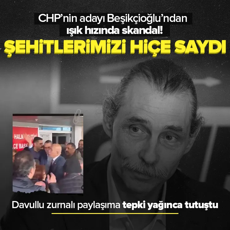 Erdal Beşikçioğlu şehitlerimizi hiçe saydı!