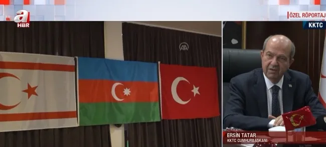 KKTC Cumhurbaşkanı Ersin Tatar A Haber’e konuştu: Azerbaycan’dan resmi davet alacağım