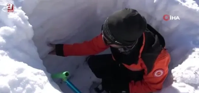 Van'da çığ tehdidine karşı kritik inceleme