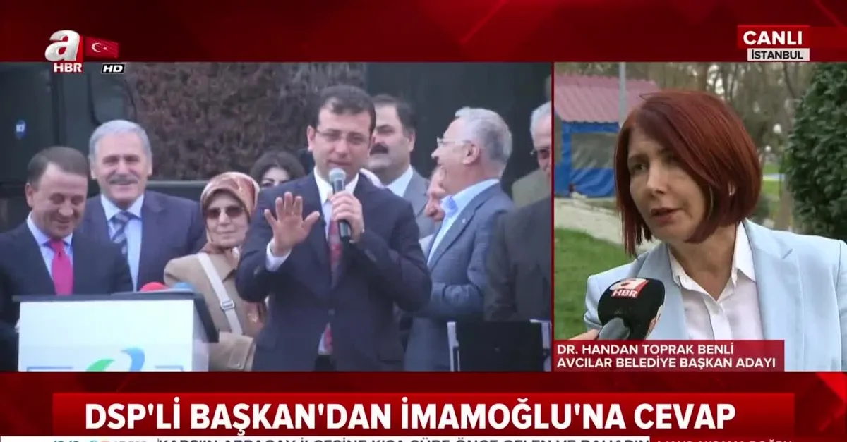 Handan Toprak Benli, İmamoğlu'nun tehditlerine cevap verdi