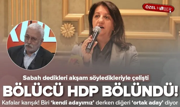 HDP ’ortak aday’ üzerinden bölündü
