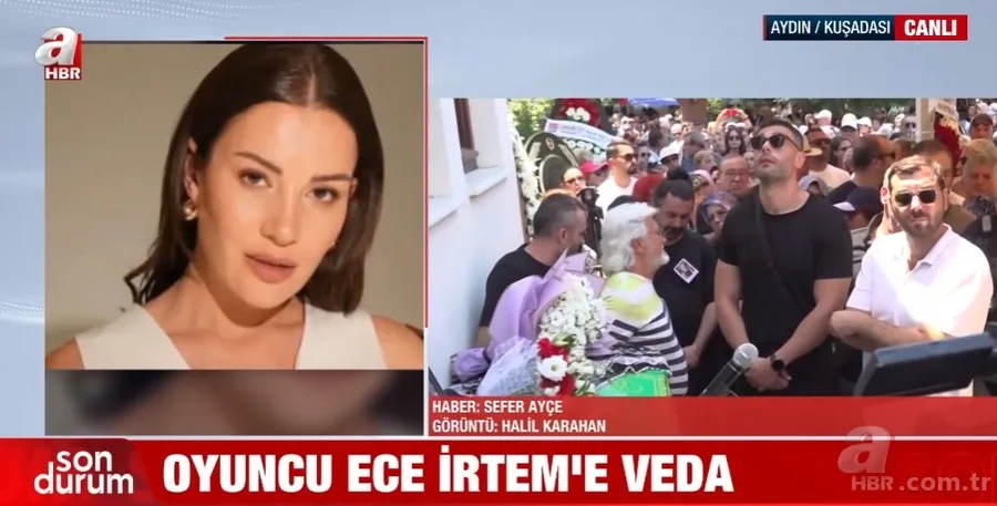 Ece İrtem son yolculuğuna uğurlandı! Cenaze törenindeki görüntülere Deniz Seki'den tepki 4