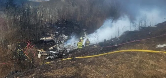 ABD’de özel jet düştü: 5 ölü