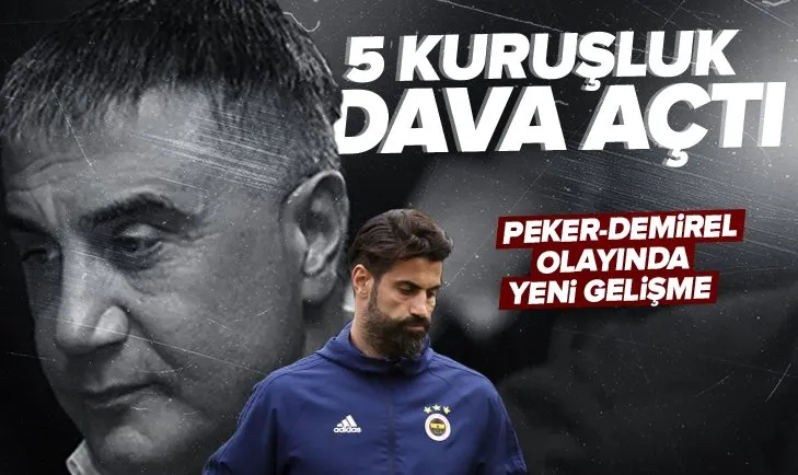 Volkan Demirel Sedat Peker iddiaları sonrası ilk kez konuştu! 5 kuruşluk dava