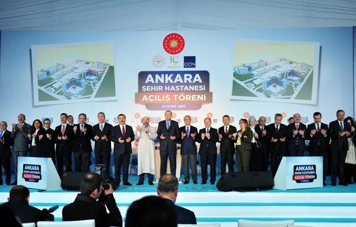 Başkan Erdoğan Bilkent Şehir Hastanesini açtı! Açılıştan dikkat çeken kareler...