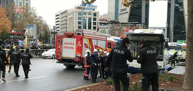 Ankara’da otobüs yayalara çarptı