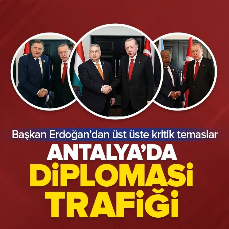Antalya’da diplomasi trafiği