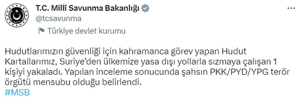 1678013592423.jpg Suriye'den Türkiye'ye yasa dışı yollarla girmeye çalışan 1 kişi yakalandı - 1