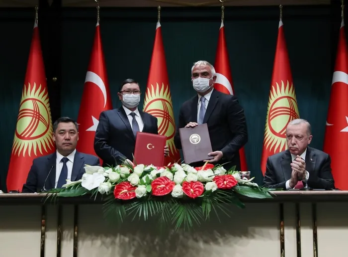 Başkan Erdoğan ile Kırgızistan Cumhurbaşkanı Sadır Caparov'dan önemli açıklamalar! 7 önemli anlaşma... - 8