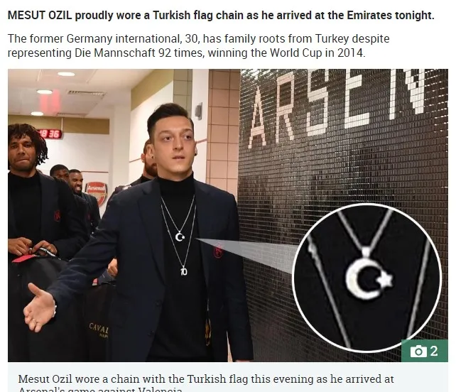 Mesut Özil'in kolyesi Almanları çıldırttı - 2