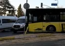Küçükçekmece’de İETT otobüsü yoldan çıktı