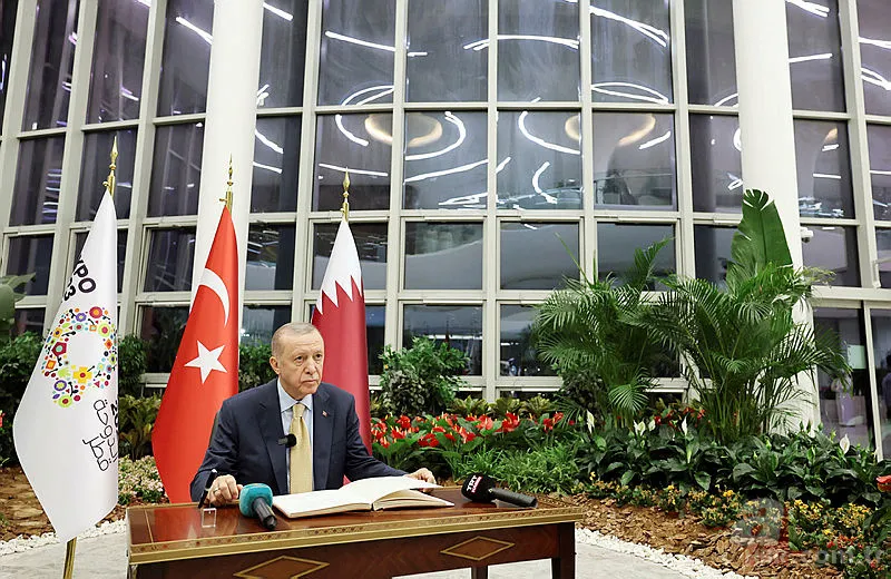 Başkan Recep Tayyip Erdoğan'dan ''EXPO 2023'' fuar alanına ziyaret! 6