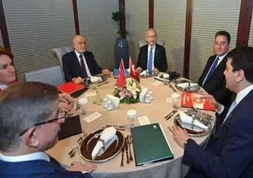 6'lı masa 11'inci kez toplanıyor! Yine adayı konuşmayacaklar | CHP'li isim pası şubata attı