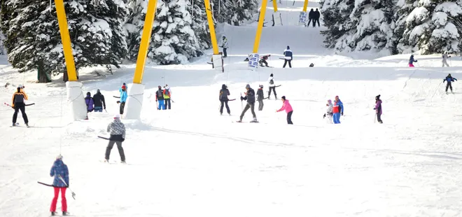 Uludağ'da yarıyıl yoğunluğu: Yüzde 90 doluluk oranına ulaştı