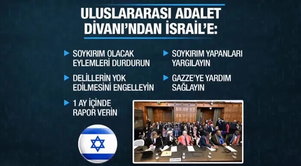 Uluslararası Adalet Divanı’ndan tarihi karar! İsrail soykırımla yargılanacak