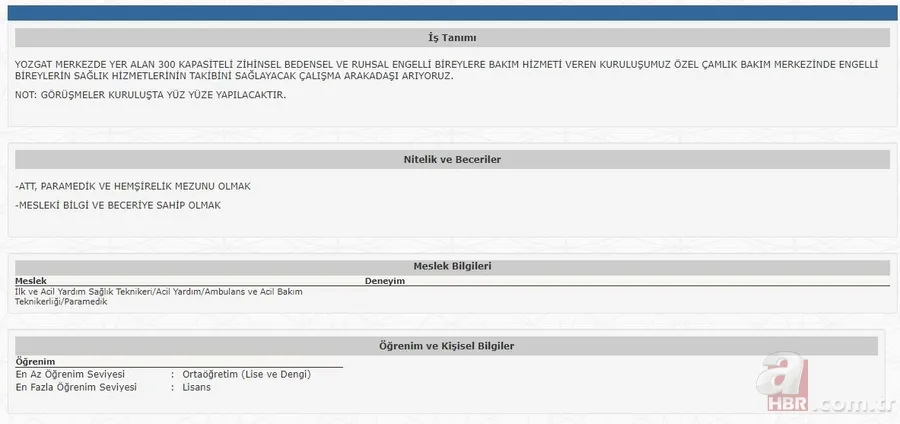İŞKUR hastaneleri açıkladı! 14 farklı ilde lise mezunu personel alımı başvuruları başladı! İşte alım yapacak kurumların listesi… 23